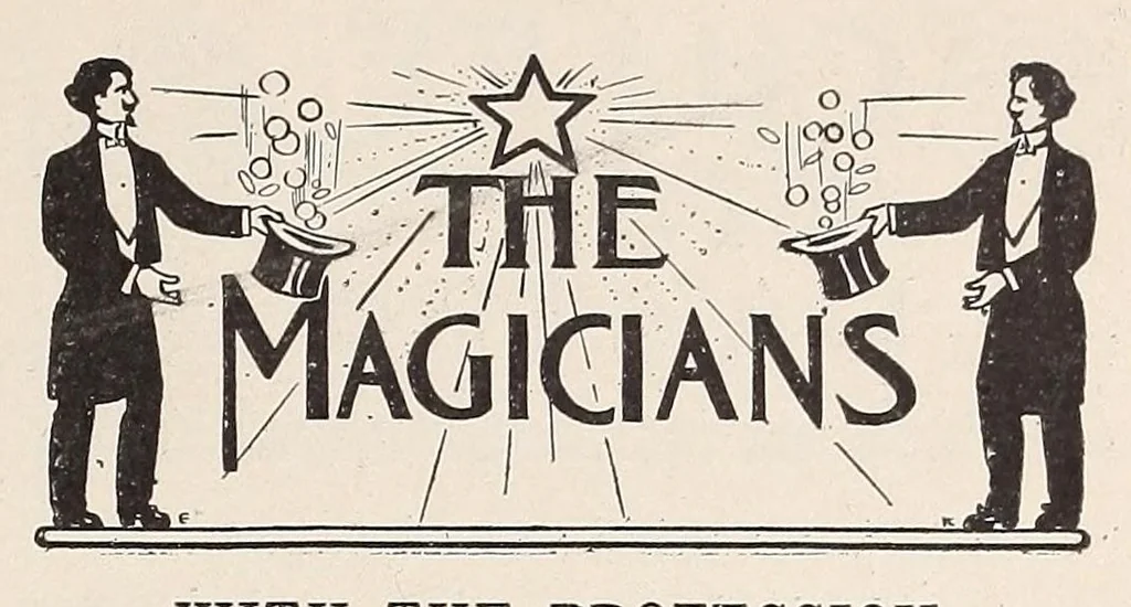 An illustration from The crest magician, 1907, leaf 85