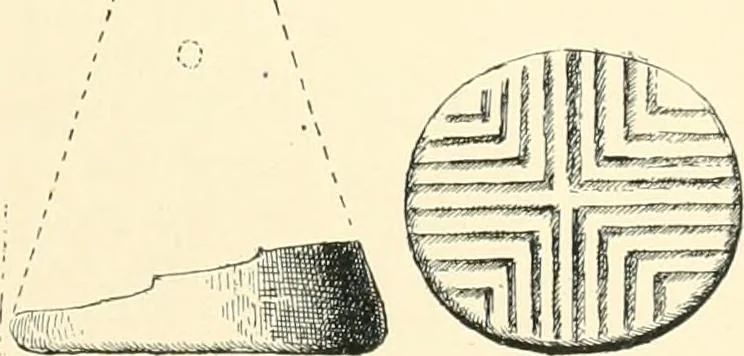 An illustration from Cretan pictographs and prae-Phoenician script. With an account of a sepulchral deposit at Hagios Onuphrios near Phaestos in its relation primitive Cretan and Aegean culture, 1895, leaf 120