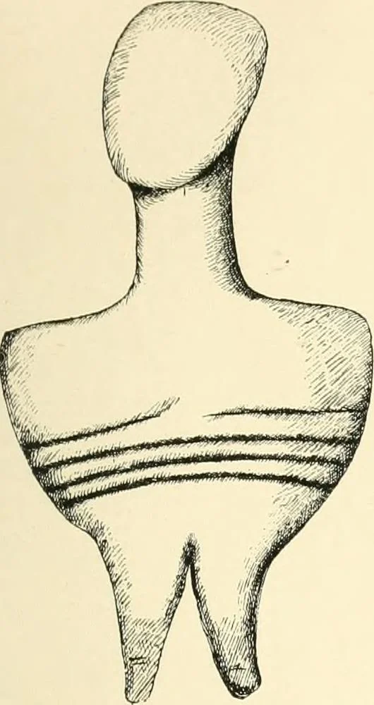 An illustration from Cretan pictographs and prae-Phoenician script. With an account of a sepulchral deposit at Hagios Onuphrios near Phaestos in its relation primitive Cretan and Aegean culture, 1895, leaf 138
