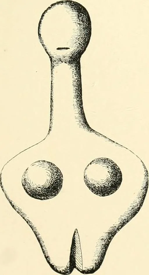 An illustration from Cretan pictographs and prae-Phoenician script. With an account of a sepulchral deposit at Hagios Onuphrios near Phaestos in its relation primitive Cretan and Aegean culture, 1895, leaf 138