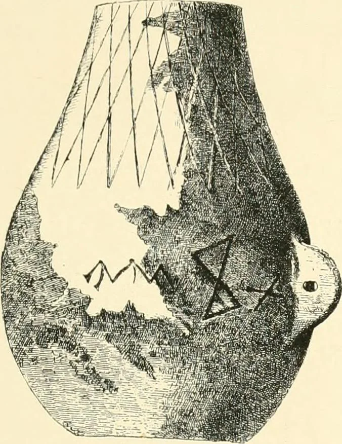 An illustration from Cretan pictographs and prae-Phoenician script. With an account of a sepulchral deposit at Hagios Onuphrios near Phaestos in its relation primitive Cretan and Aegean culture, 1895, leaf 22