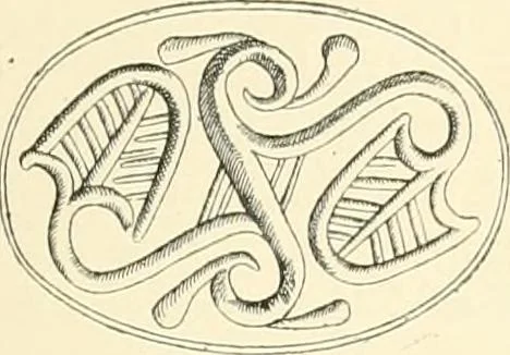 An illustration from Cretan pictographs and prae-Phoenician script. With an account of a sepulchral deposit at Hagios Onuphrios near Phaestos in its relation primitive Cretan and Aegean culture, 1895, leaf 62