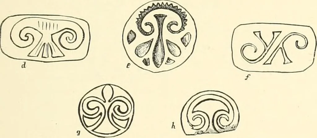 An illustration from Cretan pictographs and prae-Phoenician script. With an account of a sepulchral deposit at Hagios Onuphrios near Phaestos in its relation primitive Cretan and Aegean culture, 1895, leaf 70