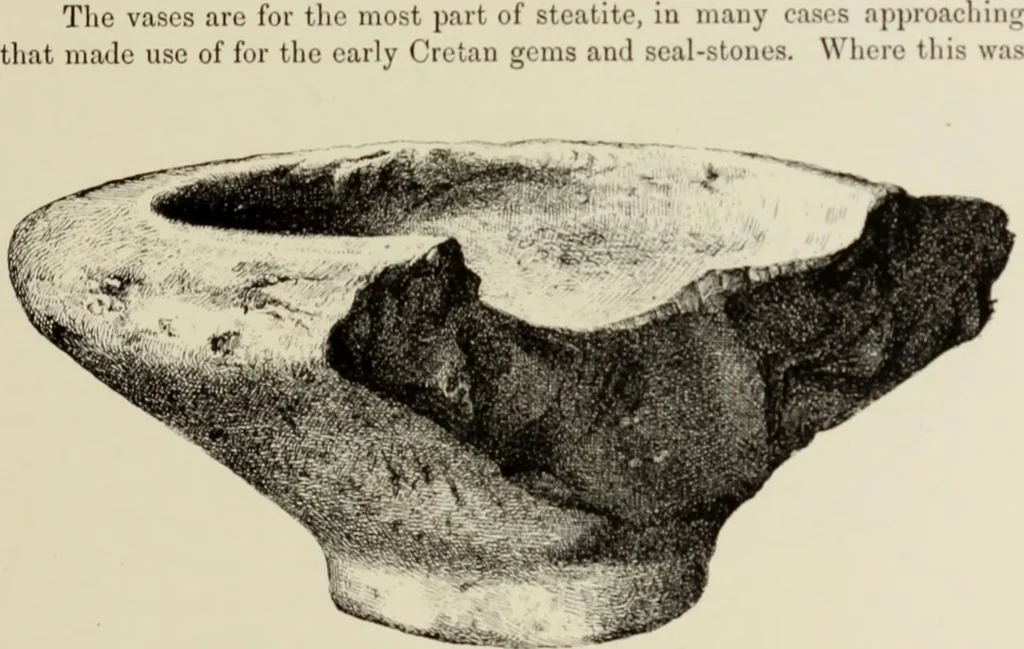 An illustration from Cretan pictographs and prae-Phoenician script : with an account of a sepulchral deposit at Hagios Onuphrios near Phaestos in its relation to primitive Cretan and Aegean culture, 1895, leaf 134