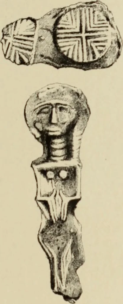 An illustration from Cretan pictographs and prae-Phoenician script : with an account of a sepulchral deposit at Hagios Onuphrios near Phaestos in its relation to primitive Cretan and Aegean culture, 1895, leaf 146