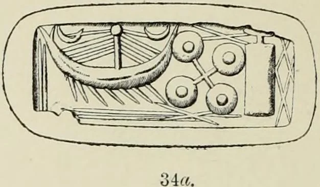 An illustration from Cretan pictographs and prae-Phoenician script : with an account of a sepulchral deposit at Hagios Onuphrios near Phaestos in its relation to primitive Cretan and Aegean culture, 1895, leaf 39