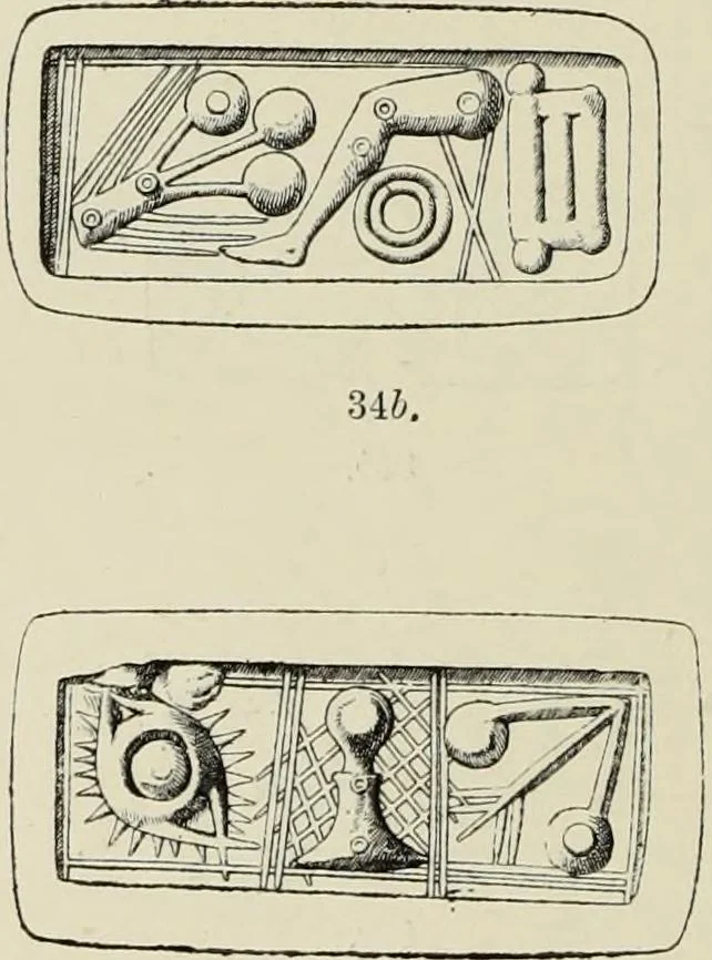 An illustration from Cretan pictographs and prae-Phoenician script : with an account of a sepulchral deposit at Hagios Onuphrios near Phaestos in its relation to primitive Cretan and Aegean culture, 1895, leaf 39