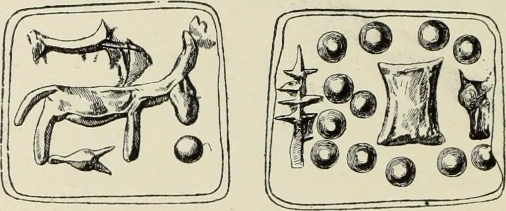 An illustration from Cretan pictographs and prae-Phoenician script : with an account of a sepulchral deposit at Hagios Onuphrios near Phaestos in its relation to primitive Cretan and Aegean culture, 1895, leaf 41