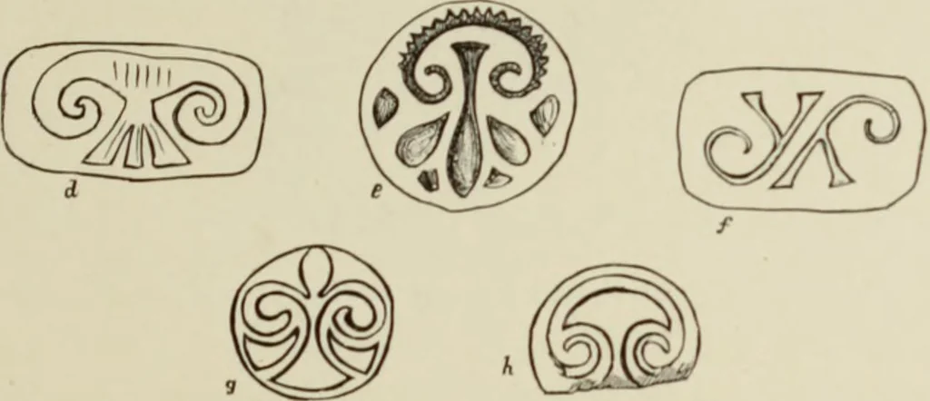 An illustration from Cretan pictographs and prae-Phoenician script : with an account of a sepulchral deposit at Hagios Onuphrios near Phaestos in its relation to primitive Cretan and Aegean culture, 1895, leaf 70