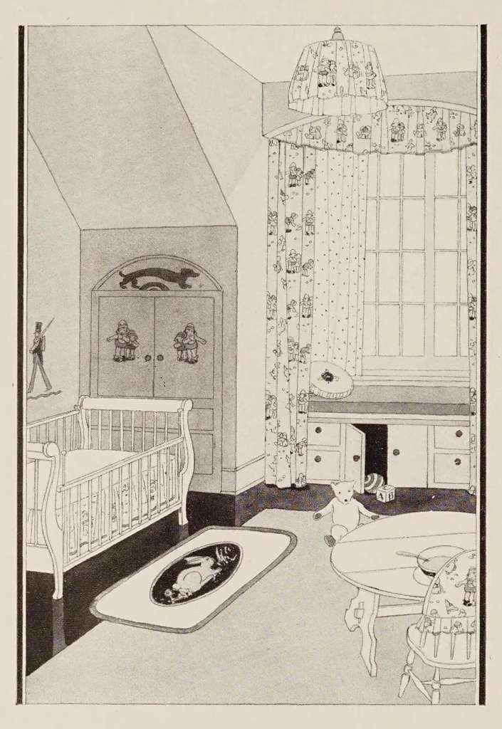 An illustration from Cretonnes and their decorative uses, 1930, leaf 14