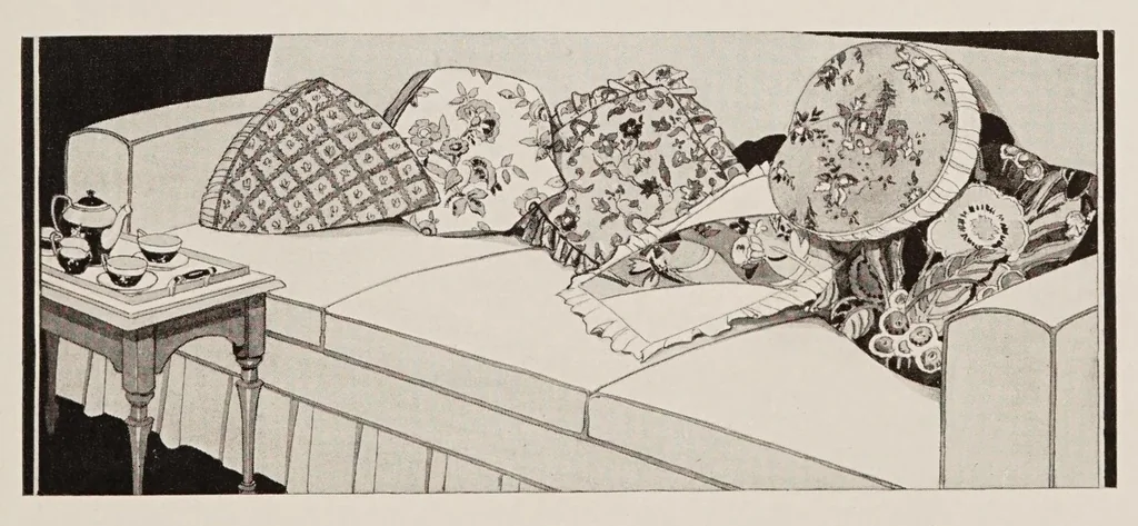 An illustration from Cretonnes and their decorative uses, 1930, leaf 21