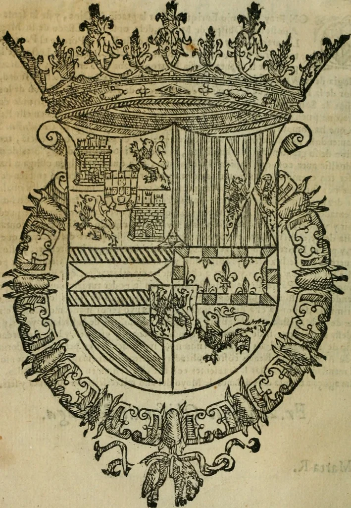 An illustration from Cristal de la verdad, espeio de Cataluña; ofrecele a la piedad amorosa de la magestad catolica del Rey Nuestro Señor D. Felipe IV. el Grande, 1646, leaf 11