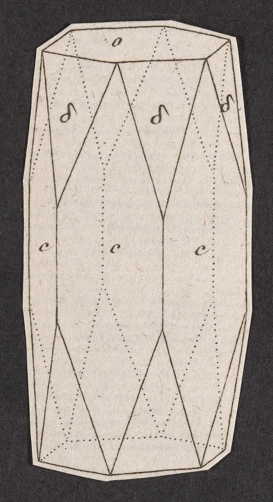 An illustration from Cristallographie planches [between 1780 and 1800?], 1780, leaf 61