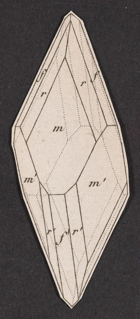 An illustration from Cristallographie planches [between 1780 and 1800?], 1780, leaf 79