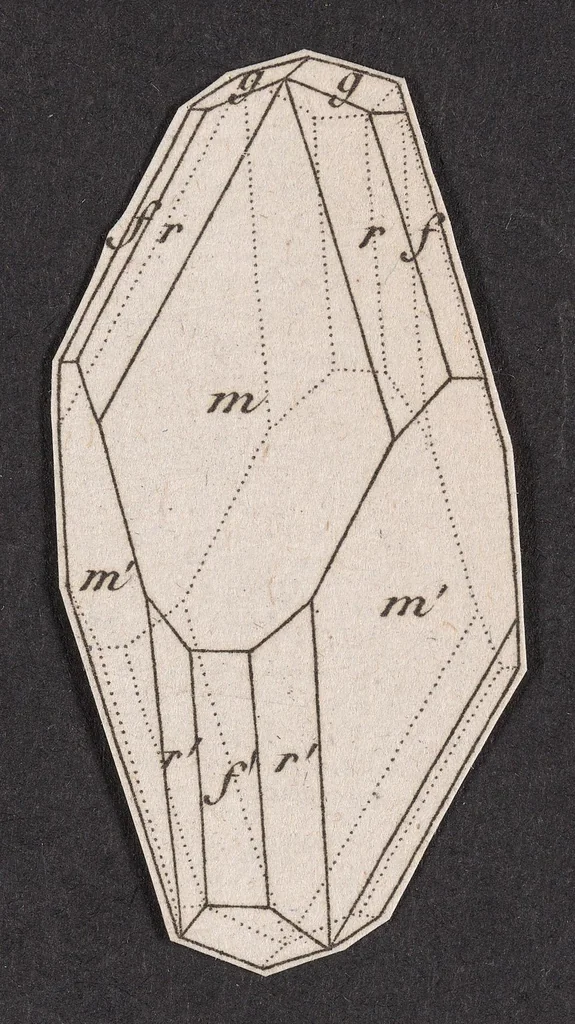 An illustration from Cristallographie planches [between 1780 and 1800?], 1780, leaf 91