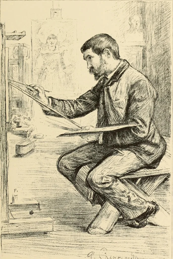 An illustration from Art and criticism : monographs and studies, 1892, leaf 84