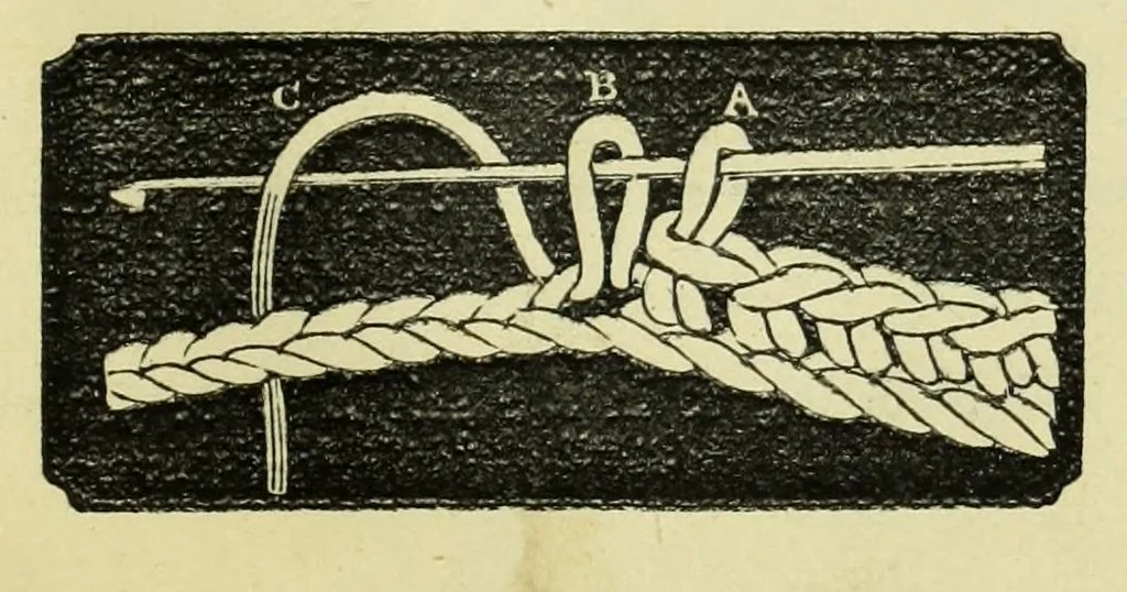 An illustration from The crochet book, seventeenth series, containing the prize medal antimacassars in raised crochet, 1870, leaf 47