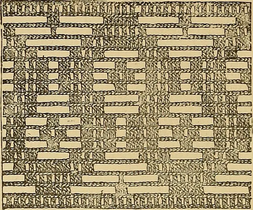 An illustration from Crochet series. No. 1-5, 1883, leaf 109