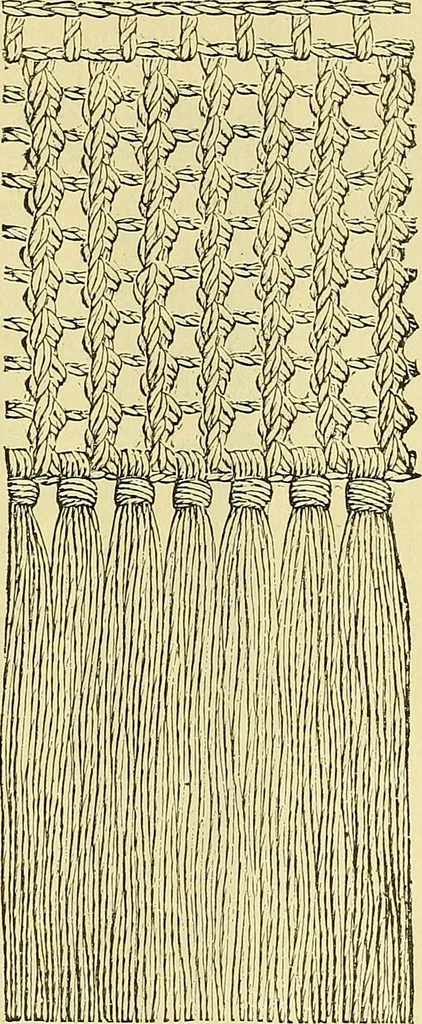 An illustration from Crochet series. No. 1-5, 1883, leaf 144