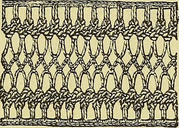An illustration from Crochet series. No. 1-5, 1883, leaf 154