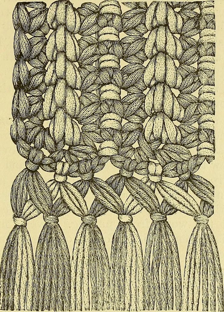 An illustration from Crochet series. No. 1-5, 1883, leaf 162