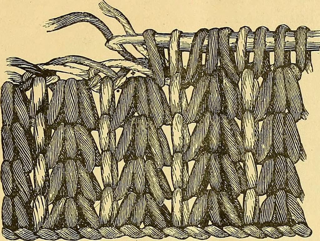 An illustration from Crochet series. No. 1-5, 1883, leaf 26