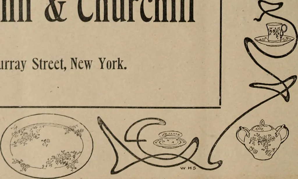 An illustration from Crockery & glass journal, 1875, leaf 147