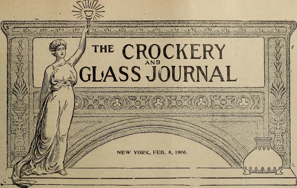 An illustration from Crockery & glass journal, 1875, leaf 150