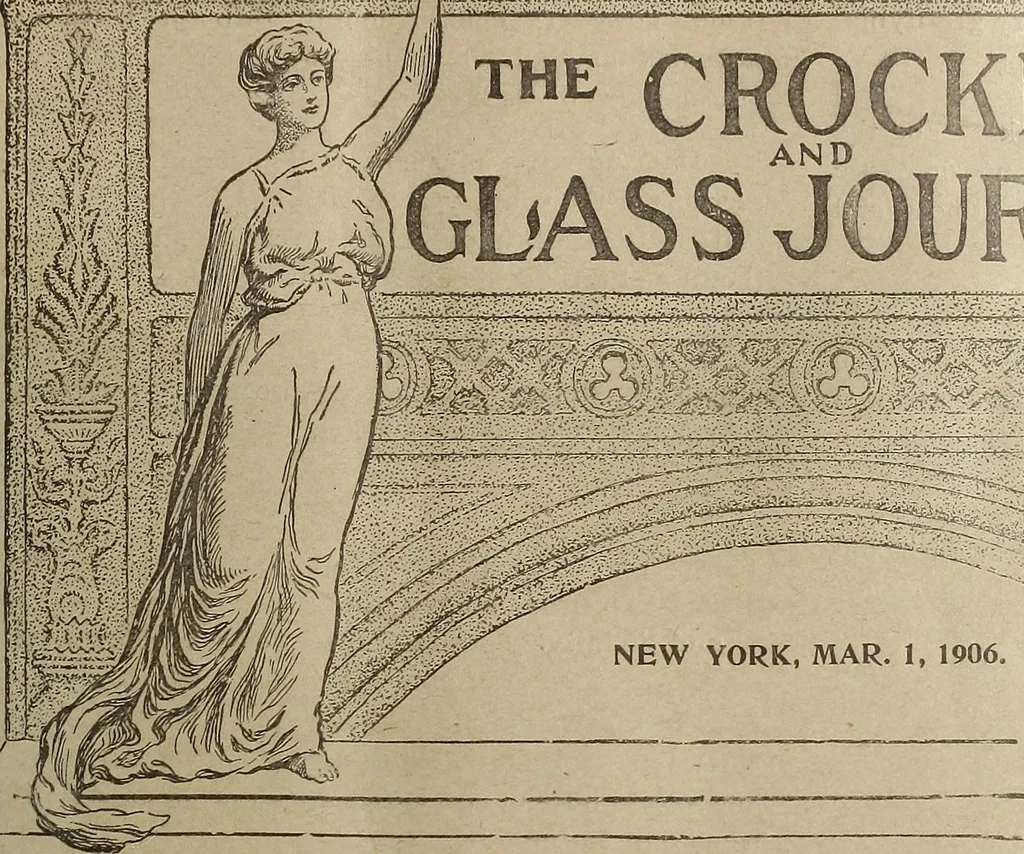 An illustration from Crockery & glass journal, 1875, leaf 238