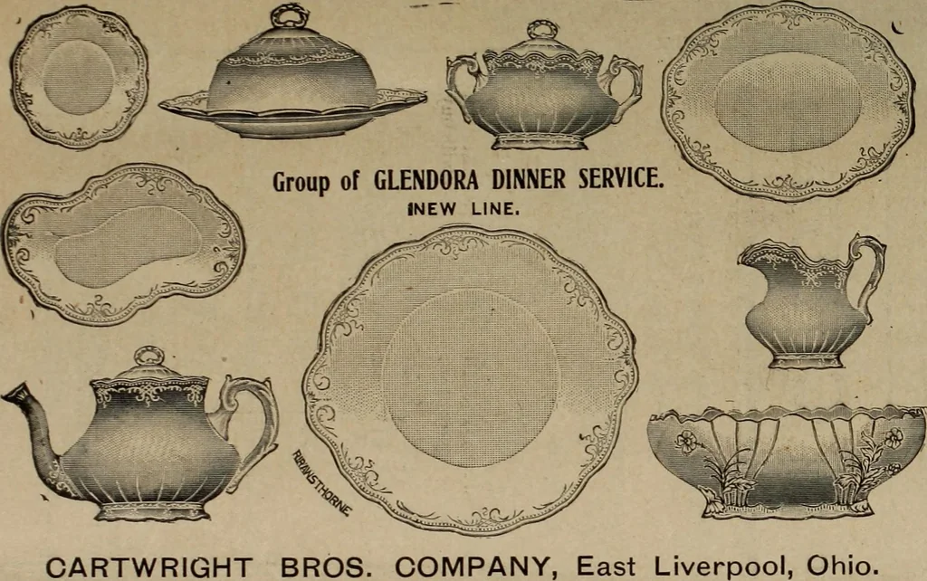 An illustration from Crockery & glass journal, 1875, leaf 282