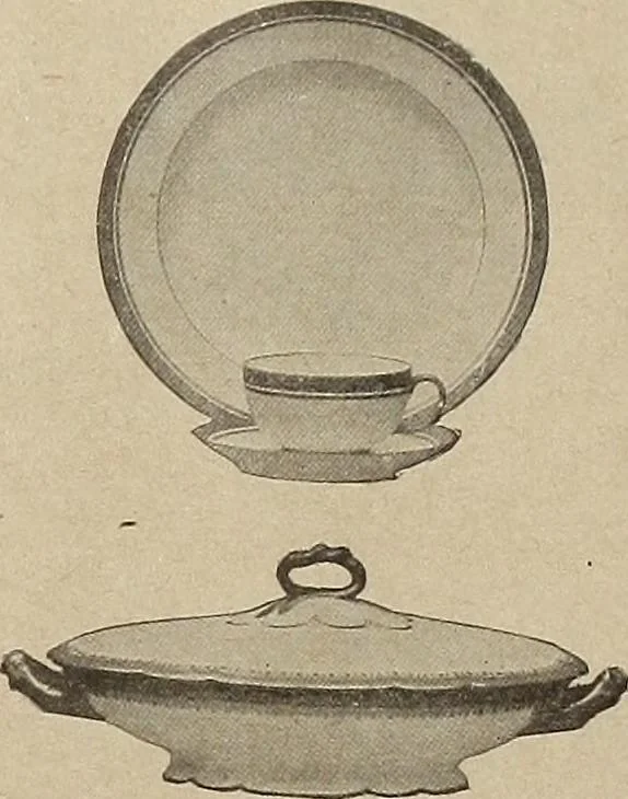 An illustration from Crockery & glass journal, 1875, leaf 286