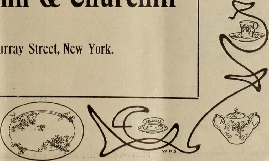 An illustration from Crockery & glass journal, 1875, leaf 34