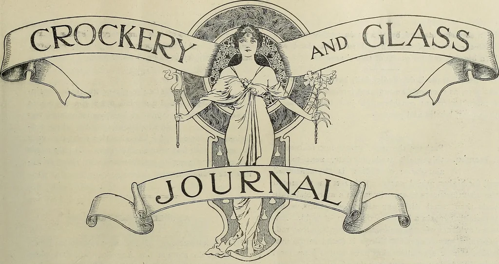 An illustration from Crockery & glass journal, 1875, leaf 346