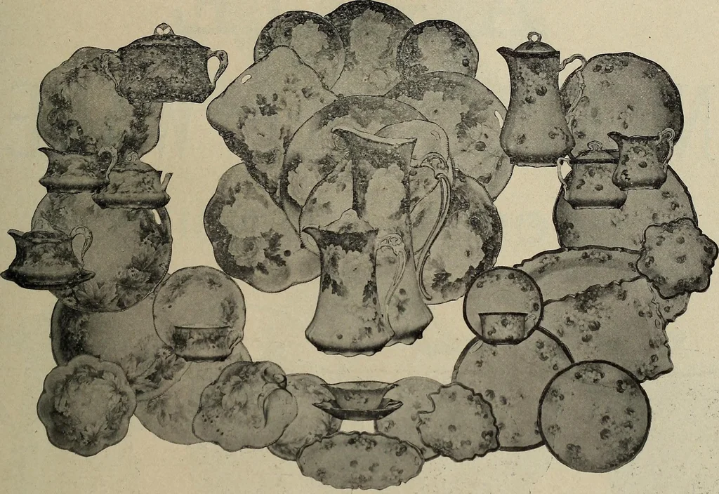 An illustration from Crockery & glass journal, 1875, leaf 388