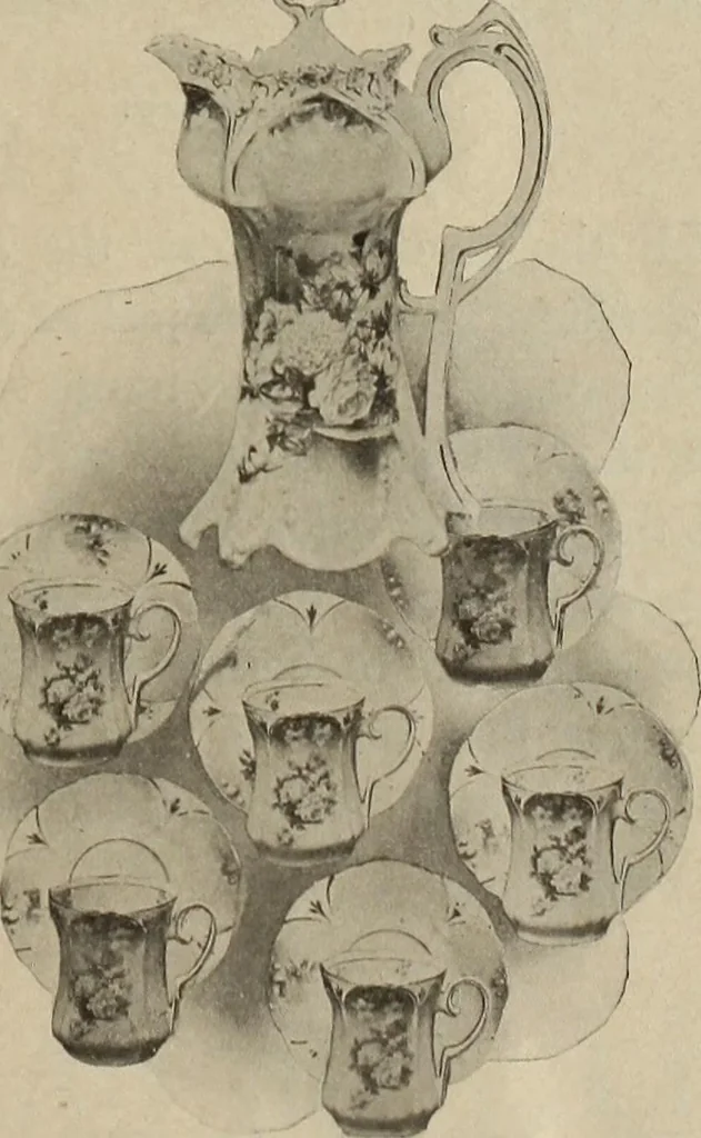 An illustration from Crockery & glass journal, 1875, leaf 492