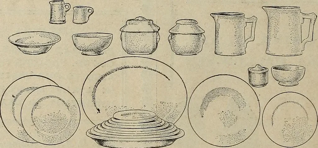 An illustration from Crockery & glass journal, 1875, leaf 493