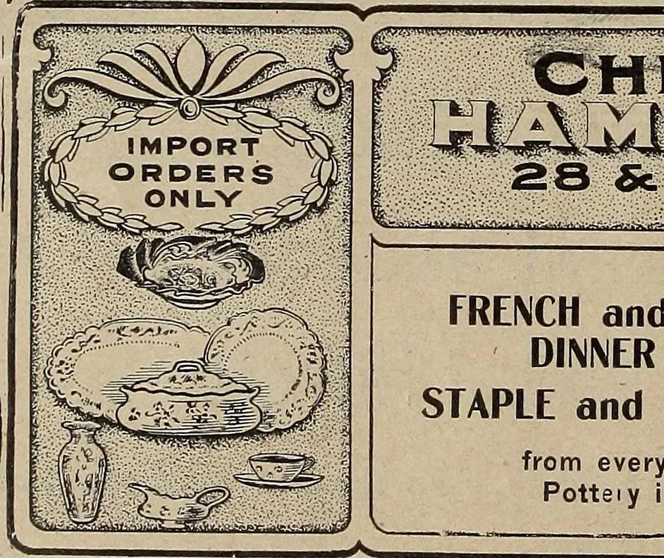 An illustration from Crockery & glass journal, 1875, leaf 513