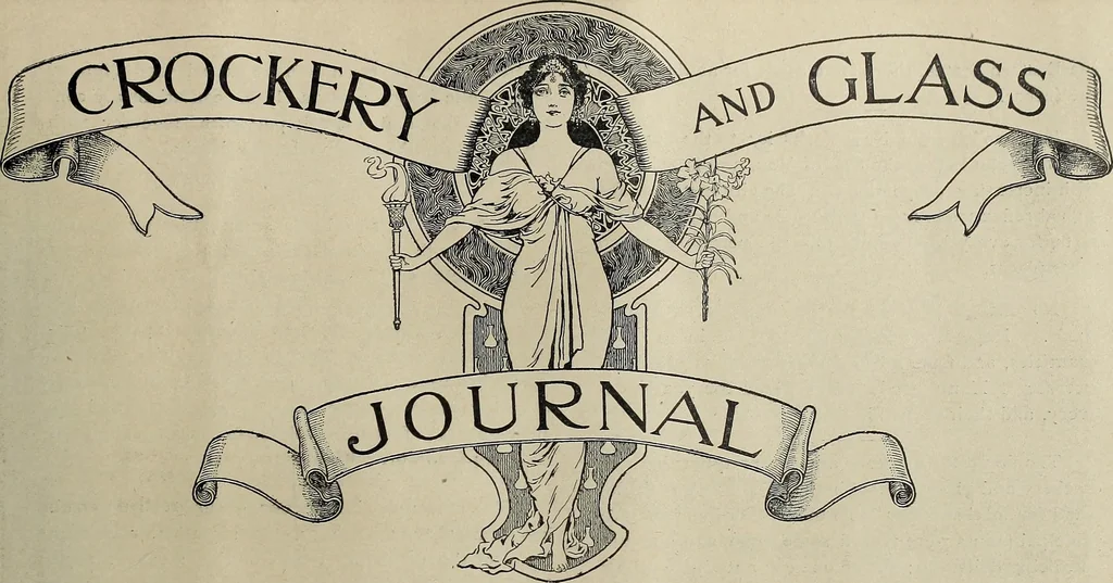 An illustration from Crockery & glass journal, 1875, leaf 518