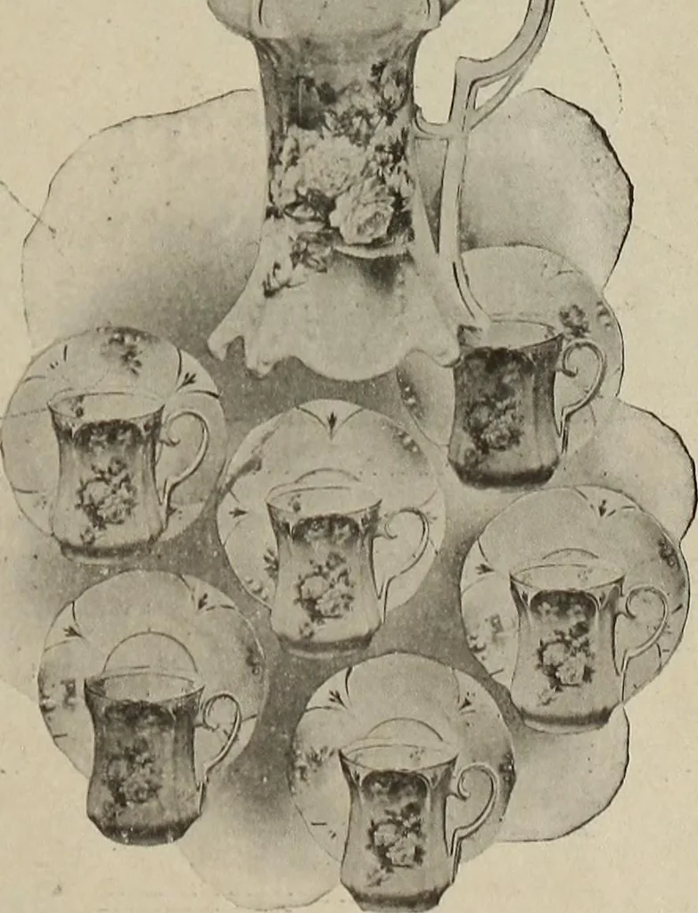 An illustration from Crockery & glass journal, 1875, leaf 556