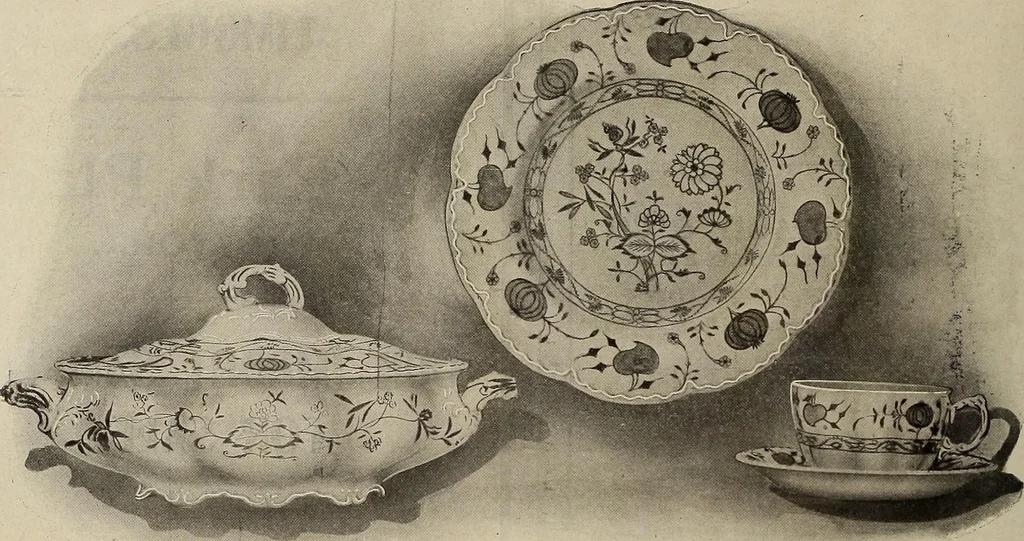 An illustration from Crockery & glass journal, 1875, leaf 577