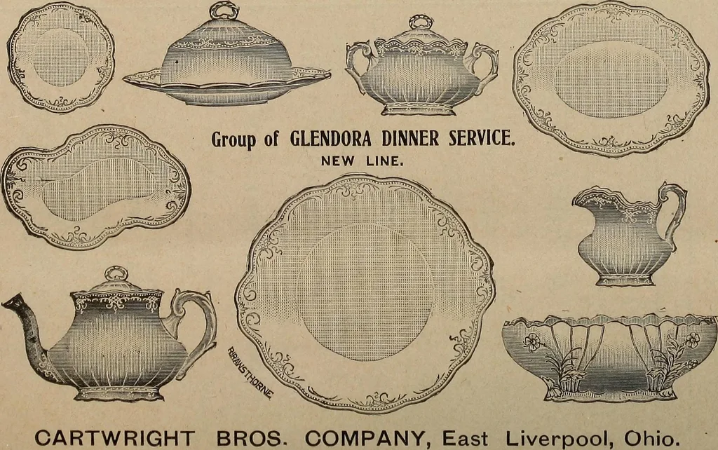 An illustration from Crockery & glass journal, 1875, leaf 579