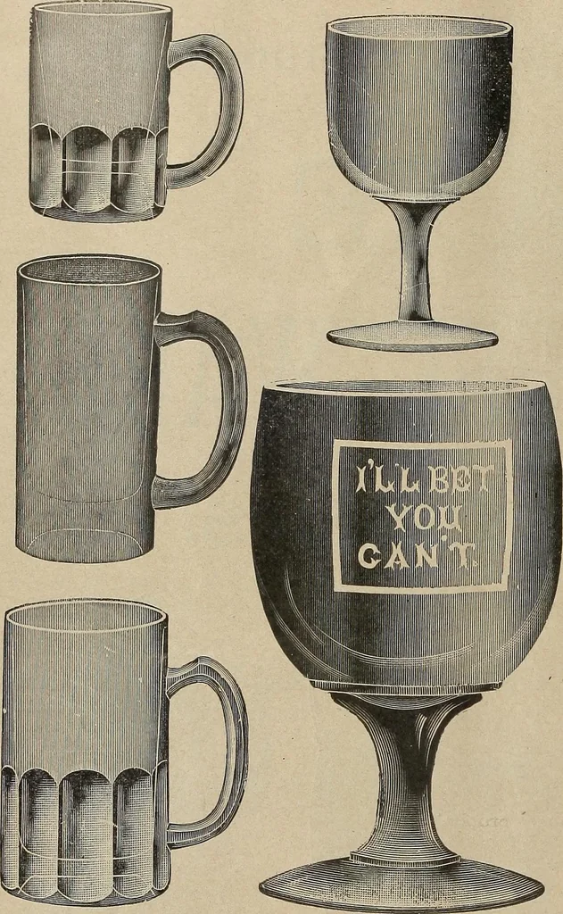 An illustration from Crockery & glass journal, 1875, leaf 581