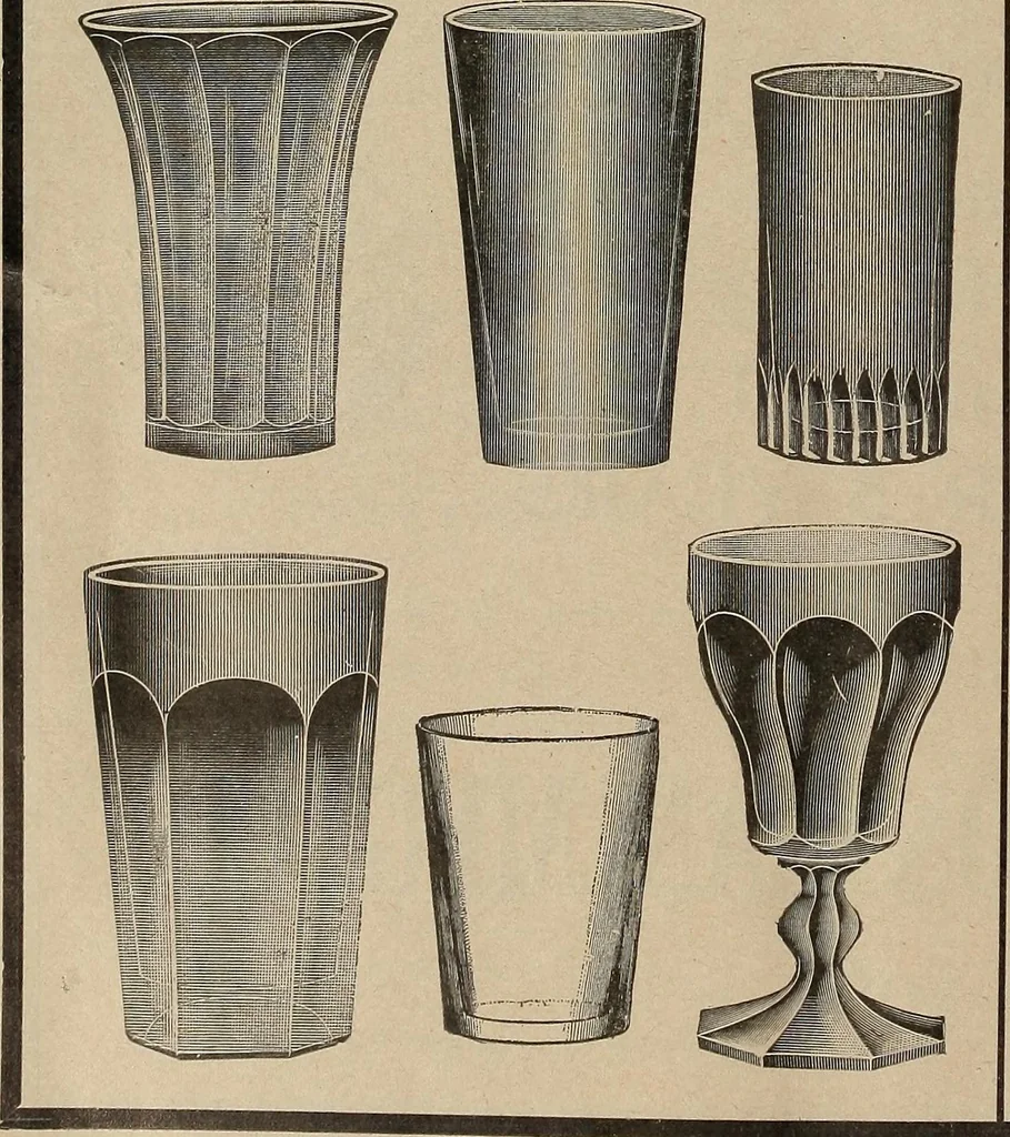 An illustration from Crockery & glass journal, 1875, leaf 581