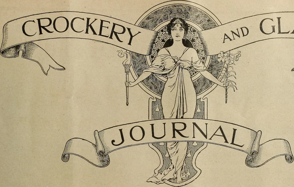 An illustration from Crockery & glass journal, 1875, leaf 582