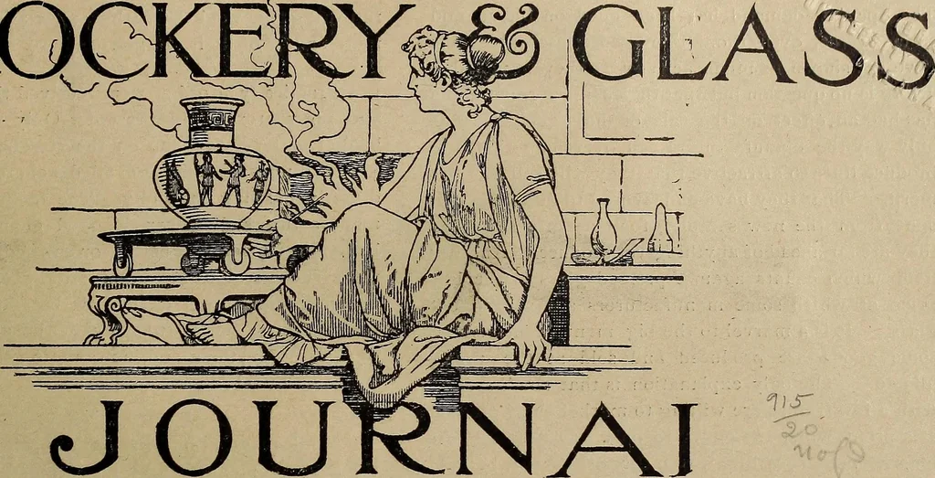 An illustration from Crockery & glass journal, 1875, leaf 6