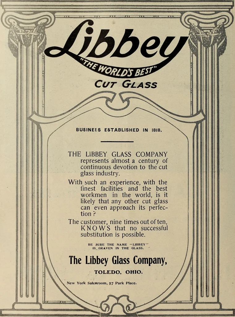 An illustration from Crockery & glass journal, 1875, leaf 141