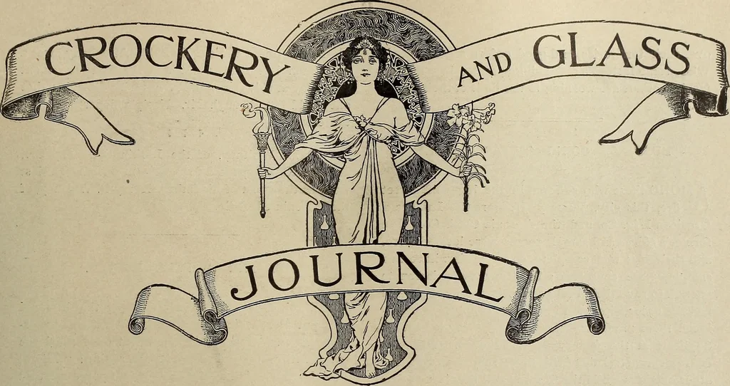 An illustration from Crockery & glass journal, 1875, leaf 142