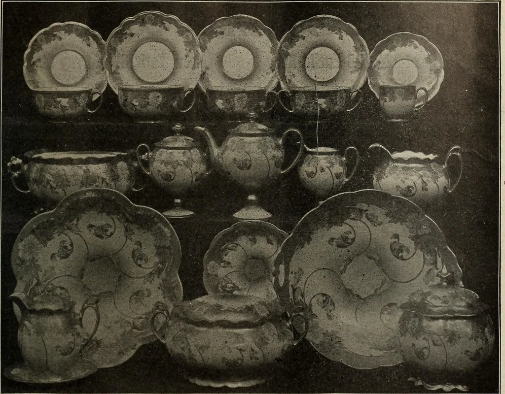 An illustration from Crockery & glass journal, 1875, leaf 178