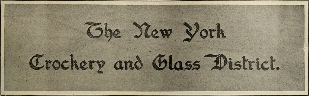 An illustration from Crockery & glass journal, 1875, leaf 184
