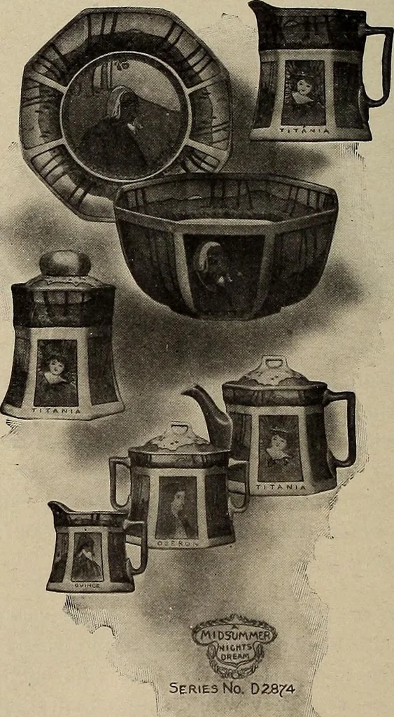 An illustration from Crockery & glass journal, 1875, leaf 205